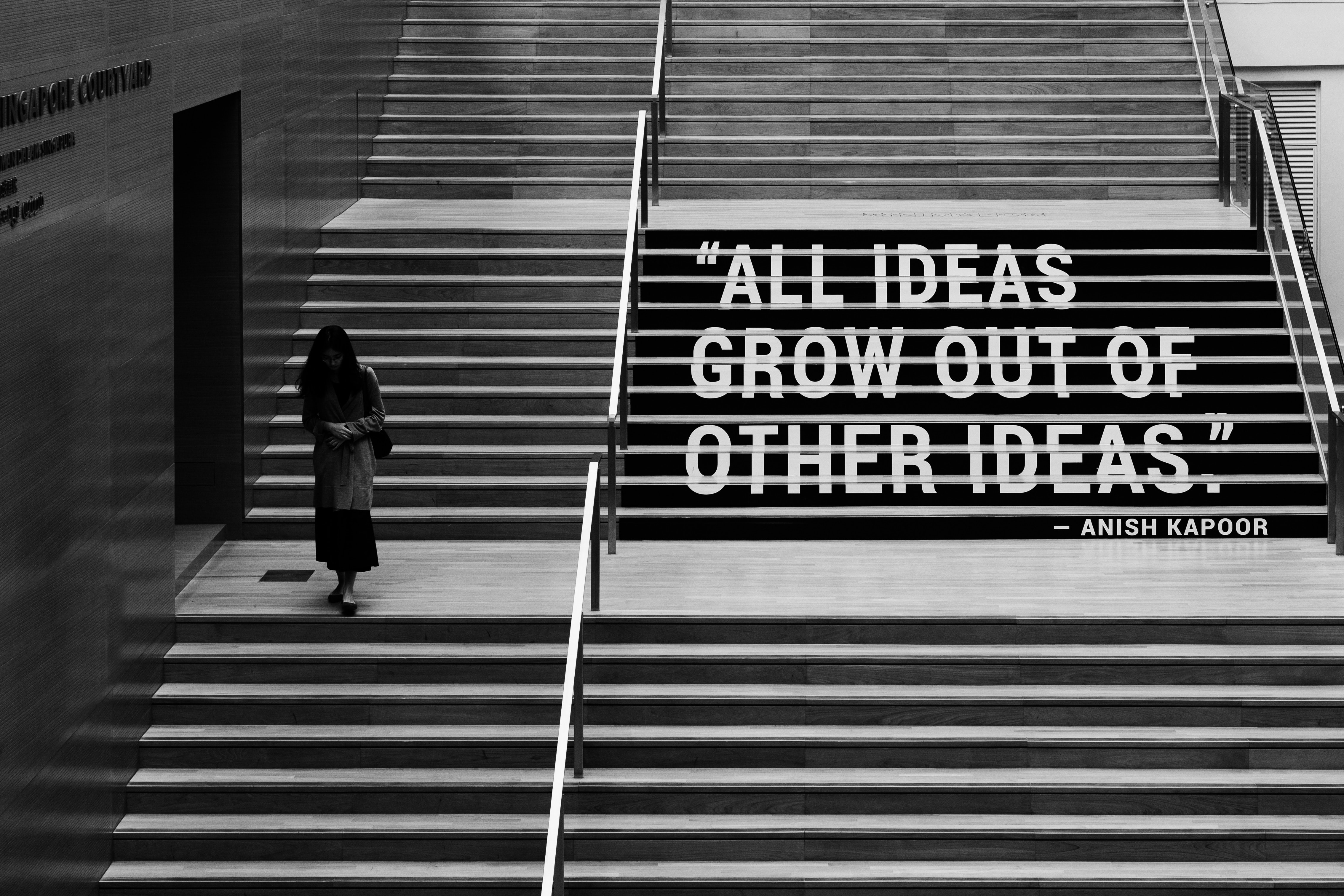 "All ideas grow out of other ideas"