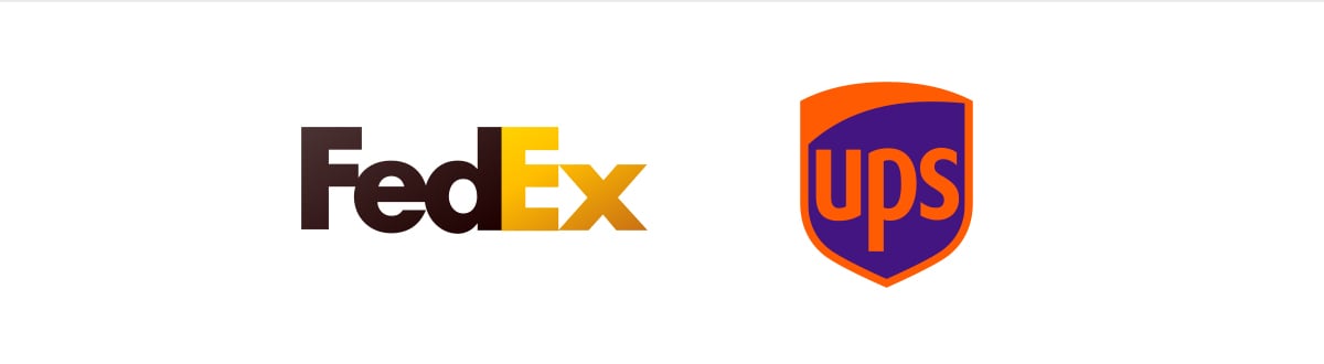 Fedex and UPS colors reversed